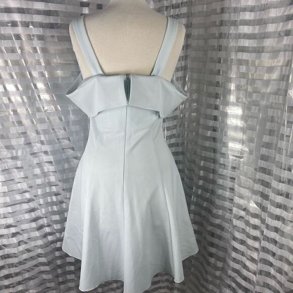 Boston Proper Pale Blue Skater Party Dress - Picture 2 of 5